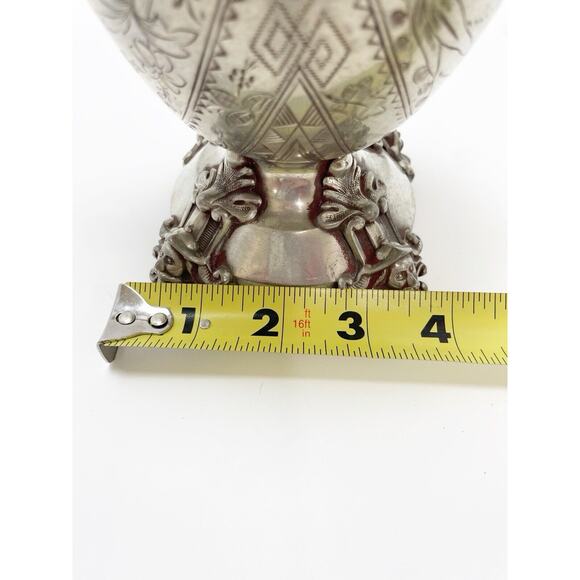 Simpson Hall Miller & Co Quadruple Plate 1877 Silver Trophy Urn Buttery Floral - Picture 14 of 16